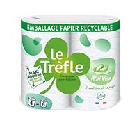 Le Trifle® Aloé Vera - Carta igienica, 4 maxi rotoli = 6 rotoli classici - Soffici triplo spessore - lozione aloe vera, confezione di carta riciclabile - carta certificata FSC® mista