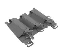Le Triple Chargeur Tactique Peut Contenir Des Chargeurs de 5,56/.223/7,62x39 mm Dans Une Configuration Légère et À Accès Rapide pour Gilet et Plastron(Gray)