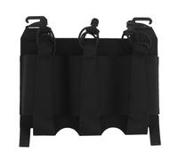 Le Triple Chargeur Tactique Peut Contenir Des Chargeurs de 5,56/.223/7,62x39 mm Dans Une Configuration Légère et À Accès Rapide pour Gilet et Plastron(Black)