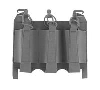 Le Triple Chargeur Tactique Peut Contenir Des Chargeurs de 5,56/.223/7,62x39 mm Dans Une Configuration Légère et À Accès Rapide pour Gilet et Plastron(Gray)