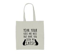 Le Tue Bambine Sono Gatti Carini - Borsa In Tela - Amante Dei Gatti
