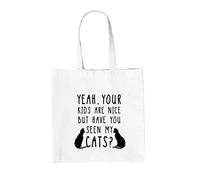 Le Tue Bambine Sono Gatti Carini - Borsa In Tela - Amante Dei Gatti