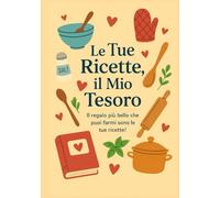 Le Tue Ricette, il Mio Tesoro: Il regalo più bello che puoi farmi sono le tue ricette