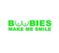 Le tue TETTE MI FANNO SORRIDERE più dei tuoi occhi Adesivi for vetrine Adesivi for auto(Green,35X8.7CM)