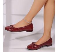 Le ultime scarpe con fiocco e punta tonda per donne nel 2025 sono alla moda e confortevoli scarpe slip-on. Sono adatte per l'università, la scuola, il casual, le feste e le danze. Queste scarpe presen