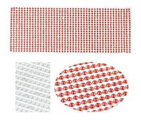 le unghie calde, Adesivi autoadesivi in acrilico con strass multicolore da 3-6 mm for telefono, PC, auto, decalcomanie artigianali(R08 Red,3mm1040pcs)