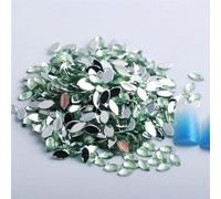 le unghie calde, Decorazione fai da te con strass a retro piatto in acrilico con occhio di cavallo, multicolore, misure multiple, 100 pezzi(10 100Pcs,4x8mm)