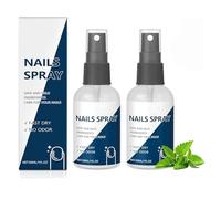Le unghie spray per le unghie cure idratante, il rafforzamento delle unghie e la crescita per unghie danneggiate, mantiene i piedi freschi e asciutti tutto il giorno, non grassa (2pcs)