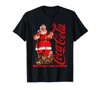 Le vacanze di Natale della Coca Cola stanno arrivando Santa Lean Maglietta