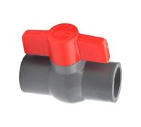 Le valvole manuali in PVC a destra funzionano a due vie per impianti idraulici Valvole resistenti alla corrosione per condutture industriali e domestiche