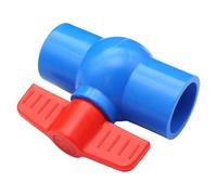 Le valvole resistenti alla corrosione del PVC azionano manualmente gli aggiornamenti dei sistemi di irrigazione degli impianti idraulici per le reti di tubi dell'acqua agricola