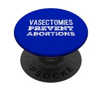 Le vasectomie prevengono l'aborto Femminista Pro-Choice Aborto PopSockets PopGrip Adesivo