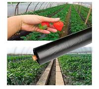 Le verdure, Pellicola PE for ombra agricola nera da 10~50 m, addensare 0,014 mm, pacciamatura for piante di pomodoro e fragole for serre, 1 pz.(0.014mm 1X10M)
