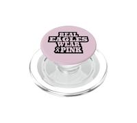 Le vere aquile indossano un supporto rosa per la consapevolezza del cancro al seno PopSockets PopGrip per MagSafe