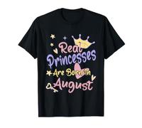 Le Vere Principesse Nascono nel Compleanno di Agosto Maglietta