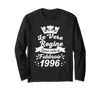 Le Vere Regine Sono Nate a Febbraio 1996-30 Compleanno Maglia a Manica