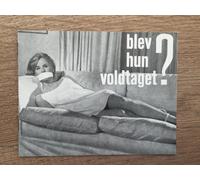 Le viol Bibi Andersson, Bruno Cremer Vintage 1967 Danish Movie Program