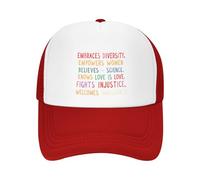 Le Vite contano L'odio Non ha casa Qui L'Amore è Amore La Scienza è Reale Gentilezza Sii Gentile Cappelli da Camionista