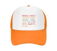 Le Vite contano L'odio Non ha casa Qui L'Amore è Amore La Scienza è Reale Gentilezza Sii Gentile Cappelli da Camionista
