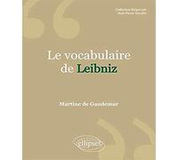Le vocabulaire de Leibniz
