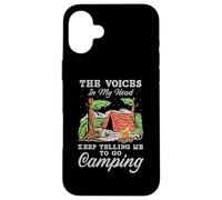 Le voci nella mia mano continuano a dirmi di andare in campeggio Custodia per iPhone 16 Plus