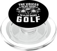 Le voci nella mia testa continuano a dirmi di giocare a golf PopSockets PopGrip per MagSafe