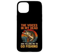 Le voci nella mia testa mi dicono di andare a pescare pesce spigola Custodia per iPhone 15 Plus