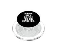 Le voci sono una malattia per la saggezza senza cervello Uomini Donne PopSockets PopGrip per MagSafe