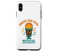 Le voci sono veri strumenti musicali Coro cantante attore per bambini Custodia per iPhone XS Max