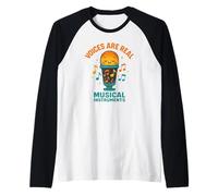 Le voci sono veri strumenti musicali Coro cantante attore per bambini Maglia con Maniche Raglan