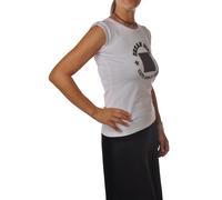 Le Volière Donna t-shirt con stampa glitter Bianco Taglia S