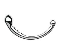 Le Wand - doppio dildo in acciaio inox (argento)