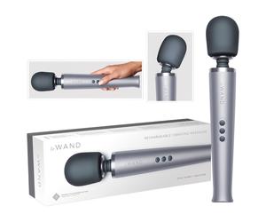 le Wand - vibratore massaggiante ricaricabile - argento
