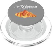 Le Weekend Coffee Club Cucina Francese Croissant Lover Retro PopSockets PopGrip per MagSafe