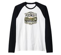 Le Yorkshire Dales Inghilterra Settentrionale Paese di Dio Maglia con Maniche Raglan