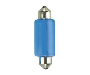 LE0W 12V Lampada Siluro Blu-Xe - 15X41 Mm - 18W - Sv8 5-8 - 2 Pz - D/Blister
