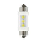 LE1C 12V Led Series - 3 Led - (C5w) - 10X35 Mm - Sv8 5-8 - 2 Pz - D/Blister - Ro