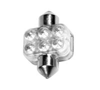 Lampa Lampada siluro SV8,5 6 LED 18x31 mm 12V Blu 1 pz