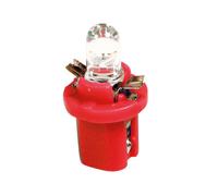 LE29 12V Lampada Cruscotto 1 Led - B8 5D - 2 Pz - Scatola - Rosso