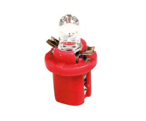 LE29 12V Lampada Cruscotto 1 Led - B8 5D - 2 Pz - Scatola - Rosso