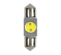 LAMPADA SILURO HYPER-LED 10X36MM 1SMD (2CHIPS) 12V BIANCO COD.58448 LAMPA