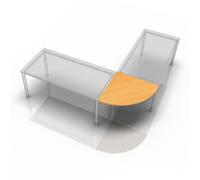 LE91 - angolo rotondo 80x80 faggio