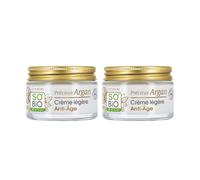 Léa Nature SO Bio Etic | Crema leggera anti-invecchiamento giorno - Prezioso Argan | Liscia e Rassoda la pelle | Olio di Argan Bio | Acido Ialuronico | 99% di origine naturale | Made in France |