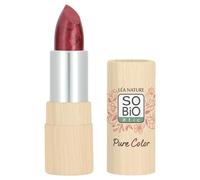 LEA NATURE SO BiO Etic| Rossetto Velo Perlato certificato Bio - Pure Color | Viola Cromato | Finitura perlato | Labbra nutrite | Burro di Karité | 100% di origine naturale - Vegan | Made in France |