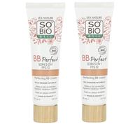 Léa Nature SO Bio etico| BB Crema 5 in 1 certificata Bio - Perfect | Clear | Idrata - Unifie - Liscia - Protegge la pelle | Ibisco Idrolato Biologico | SPF 10 | Vegan | Made in France | Confezione da