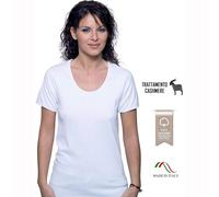 LEABLE 3 CANOTTIERA DONNA TAGLIE FORTI INTERLOCK MEZZA MANICA 259