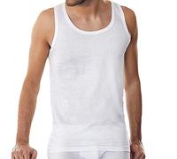 Leable Set da 8 Canottiera/Vogatore Uomo in Cotone 100% Modello Basic. Taglia 6-XL