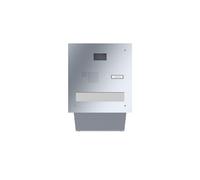 LEABOX cassetta postale passante a muro con citofono e telecamera in acciaio inox Busch-Jäger-Welcome 2CKA008300A0323