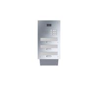 LEABOX cassetta postale passante a muro con citofono e telecamera in acciaio Jägerox 3 volte Busch-Jäger-Welcome 2CKA008300A0323