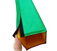 Leaceuv Imbottitura per Pali da Basket 152cm, Protezione Palo in Schiuma da 2.5cm per Garage, Seminterrato e Parco Giochi, Rivestimento Resistente alle Intemperie(Green,9.5″x9.5″(24x24cm))